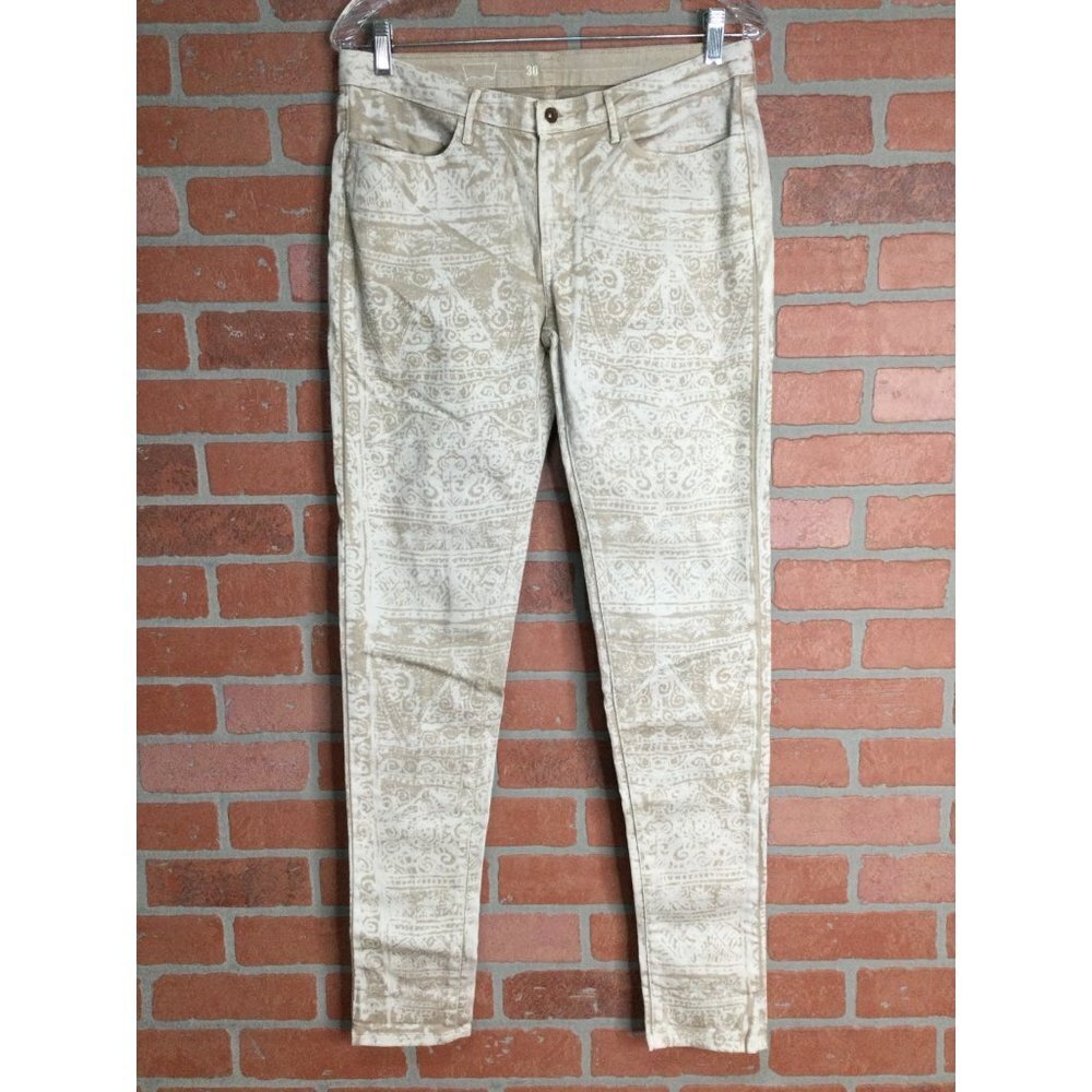 Levi's Women Skinny Printed Jeans Midrise Classic Five Pocket Style Size 30